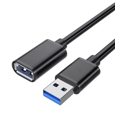Кабель ESSAGER USB Extension Cable USB 3.0 Male to Female 1M (EXCAM-YT01)