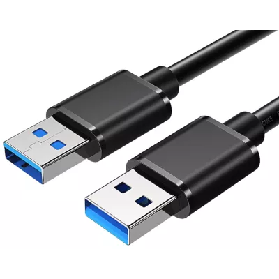 Кабель ESSAGER USB Extension Cable USB 3.0 Male to Male 5Gbps speed 2M (EXCAA-YTD01) Black