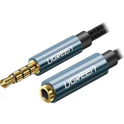 Кабель UGREEN AV118 3.5mm Male To 3.5mm Female Extensioin Cable 2m Blue (40675)