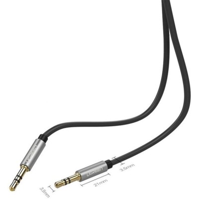 Кабель UGREEN AV119 3.5mm Male To 3.5mm Male Cable 2m (10735) Black