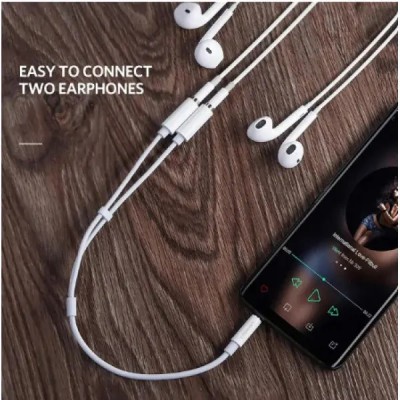Кабель UGREEN AV123 3.5mm Stereo Audio Splitter Cable With Braid 20cm White (10780)