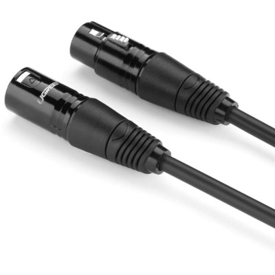 Кабель UGREEN AV130 XLR Male To Female Cable 5m (20712) Black