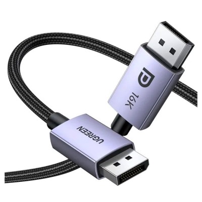 Кабель UGREEN DP118 DisplayPort 16K Cable 2m (15384) Black