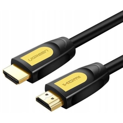 Кабель UGREEN HD101 HDMI Round Cable 3m (10130) Yellow/Black