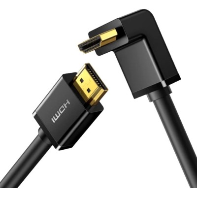 Кабель UGREEN HD103 HDMI Cable Right Angle 90 Degree 2m (10173) Black