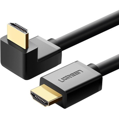 Кабель UGREEN HD103 HDMI Cable Right Angle 90 Degree 2m (10173) Black