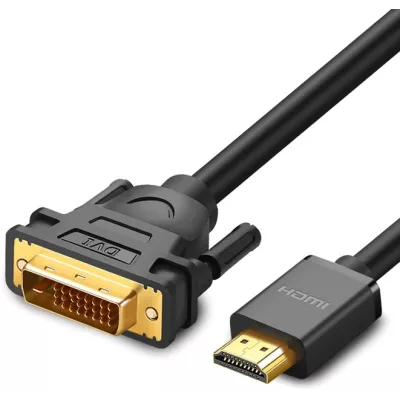 Кабель UGREEN HD106 HDMI To DVI Cable 2m Black (10135)