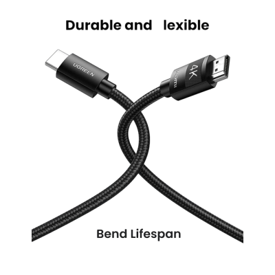 Кабель UGREEN HD119 4K HDMI Cable Male To Male Braided 5m (40103) Black