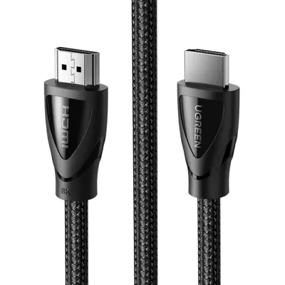 Кабель UGREEN HD140 HDMI Cable With Braided 1m Black (80401)