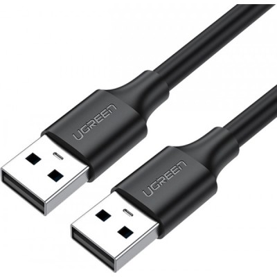 Кабель UGREEN US102 USB 2.0 A Male To A Male Cable 1m Black (10309)