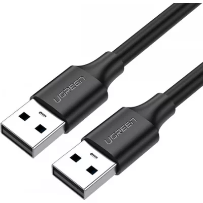 Кабель UGREEN US102 USB 2.0 A Male To A Male Cable 1m Black (10309)