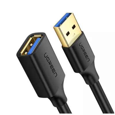 Кабель UGREEN US129 USB 3.0 Extension Male Cable 2m (10373) Black