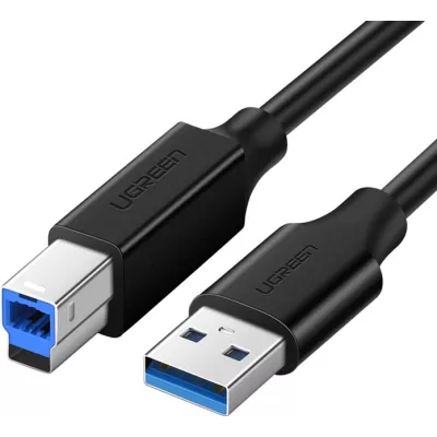 Кабель UGREEN US210 USB 3.0 AM To BM Print Cable 2m (10372) Black