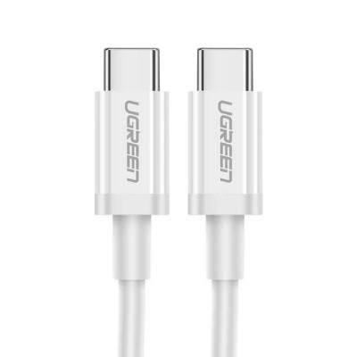 Кабель UGREEN US264 USB Type-C To USB Type-C 60W ABS Cover 3A 1.5m White (60519)