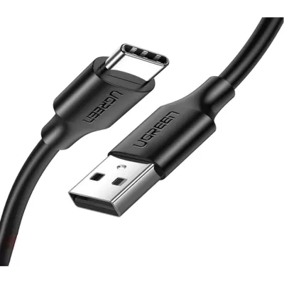 Кабель UGREEN US287 USB 2.0 To USB Type-C Cable Nickel Plating 3A 3m Black (60826)