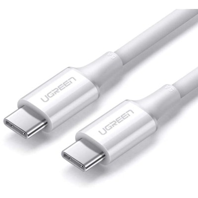 Кабель UGREEN US300 Charging Cable 100W USB Type-C To USB Type-C 5A 2m White (60552)