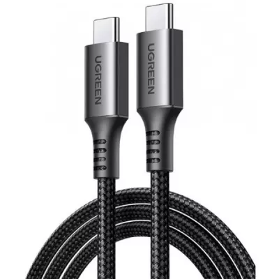 Кабель UGREEN US567 USB-C To USB-C PD Fast Charging Cable 2m (15374) Black/Gray
