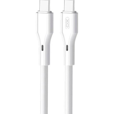 кабель XO NBQ231B Rock Series Type-C to Type-C - 60W - 1m (Білий)