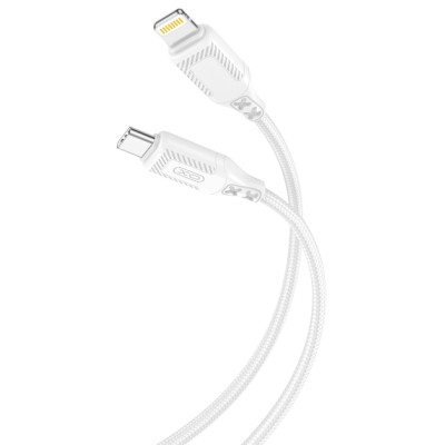 кабель XO NBQ236A Braided Type-C to Lightning - 27W - 1m (Білий)