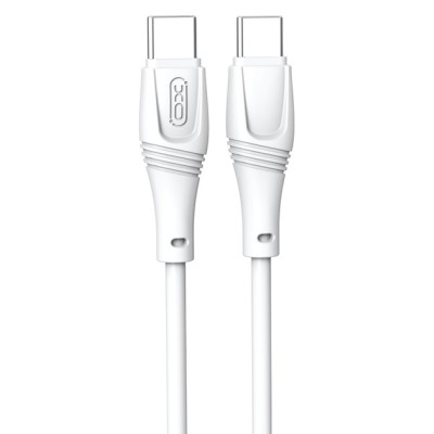 кабель XO NBQ239B Zeus Series High Elastic Type-C to Type-C - 60W - 1m (Білий)