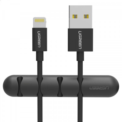 Органайзер Кабелів UGREEN LP114 Cable Organizer (2 Pack) Black (30762)