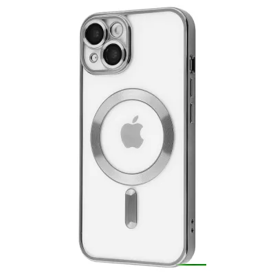 Чохол Metal Matte Case with Magnetic Ring iPhone 14 silver
