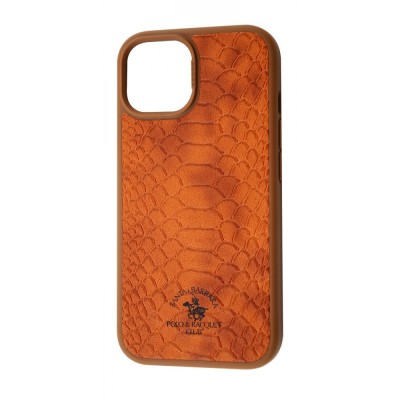 Чохол POLO Knight (Leather) iPhone 15 brown
