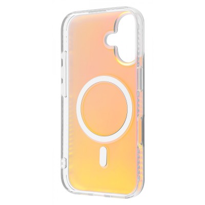 Чохол WAVE Matte Gradient Colors with Magnetic Ring iPhone 16 orange/yellow