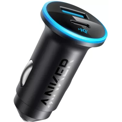 авто зарядка ANKER PowerDrive 323 – 30W PD + 22.5W USB-A (Чорний)