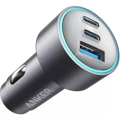 авто зарядка ANKER PowerDrive 325 – 67W PD + 22.5W USB-A (Чорний)