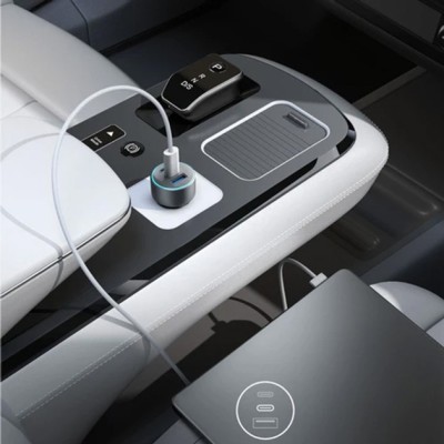 авто зарядка ANKER PowerDrive 325 – 67W PD + 22.5W USB-A (Чорний)