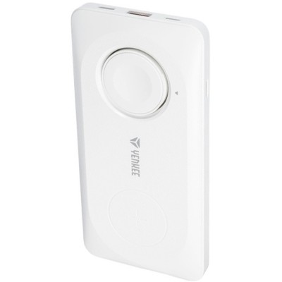 зовн. акум. YENKEE YPB 510 - 10000 mAh PD 22,5W 3in1 Qi Wireless (Білий)