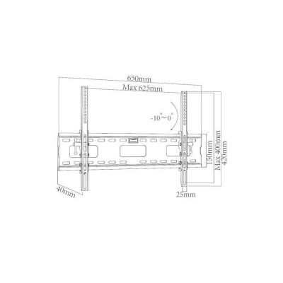 Крiплення настiнне X-DIGITAL STEEL ST415