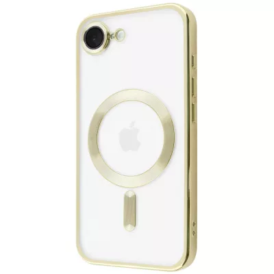 Чохол Metal Matte Case with Magnetic Ring iPhone 16e gold