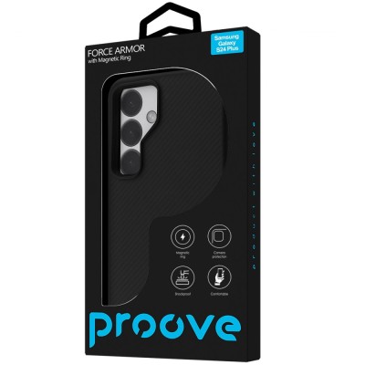 Чохол Proove Force Armor Case with Magnetic Ring Samsung Galaxy S25 Ultra black