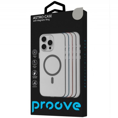 Чохол Proove Astro Case with Magnetic Ring iPhone 15 Pro Max gray (PCASIP15PM05)