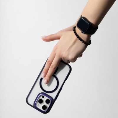 Чохол Proove Clear Essence Case with Magnetic Ring iPhone 15 Pro Max gray (PCCEIP15PM05)