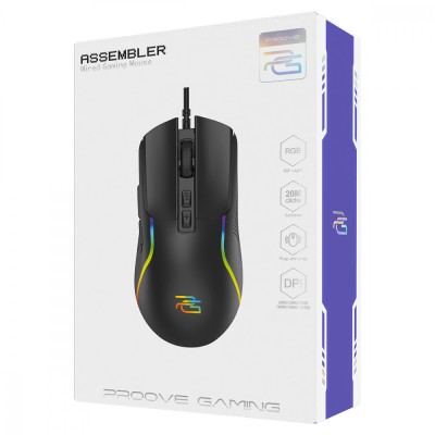 Дротова ігрова миша Proove Gaming Assembler (CMAS00000101) Black