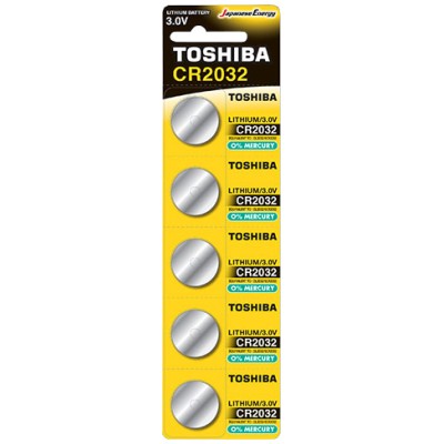 Батарейка TOSHIBA CR2032 BP 1X5 Батарейка TOSHIBA CR2032 BP 1X5