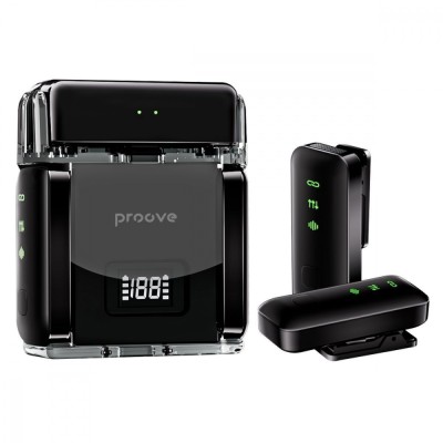Бездротовий петличний мікрофон Proove Live (PLWM00012101) Black