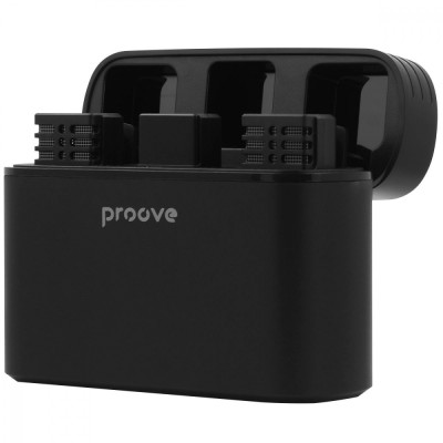Бездротовий петличний мікрофон Proove Record Type-C (PMRC00010202) Black