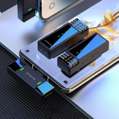 Бездротовий петличний мікрофон Proove Record Type-C (PMRC00010202) Black