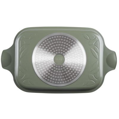 Гусятница RINGEL Zitrone Olive сковорода Ростер 34x24x13.5 см (6+3л) з кришкою (RG-2108-34/OL) Гусятница RINGEL Zitrone Olive сковорода Ростер 34x24x13.5 см (6+3л) з кришкою (RG-2108-34/OL)