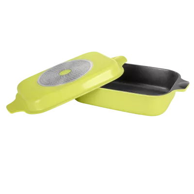 Гусятница RINGEL Zitrone Ростер 34x24x13.5 см (6+3л) з кришкою (RG-2108-34)