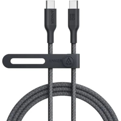 кабель ANKER 544 USB-C to USB-C -1.8m 140W Bio-Nylon (Чорний)