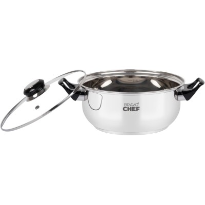 Каструля BRAVO CHEF 18 см (1.6 л) з бакелітовими ручками (BC-2002-18)
