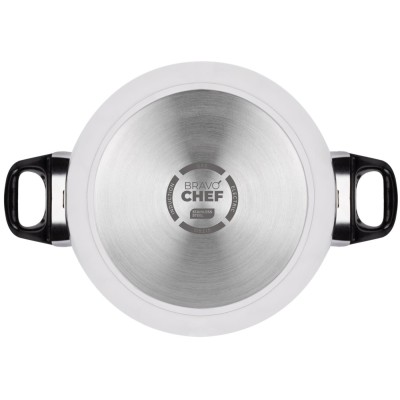 Каструля BRAVO CHEF 20 см (2.3 л) з бакелітовими ручками (BC-2002-20)