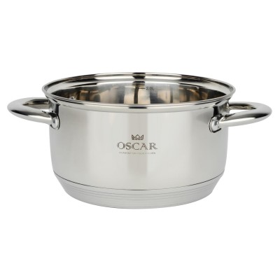 Каструля OSCAR CHEF 22 см (4.6 л) з кришкою (OSR-2000-22/n) Каструля OSCAR CHEF 22 см (4.6 л) з кришкою (OSR-2000-22/n)