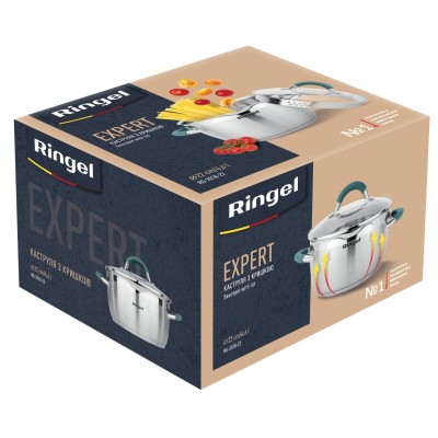 Каструля RINGEL EXPERT 22 см 4.6л (RG 2018-22) Каструля RINGEL EXPERT 22 см 4.6л (RG 2018-22)