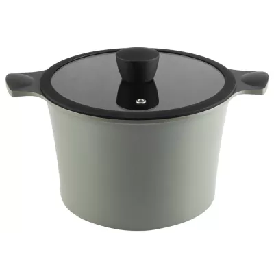 Каструля RINGEL Zitrone Olive висока 24x16.2 з кришкою (RG-2108-24/2/OL)